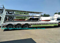 Tri Axles 50 ton Przyczepy niskopodwoziowe SINOTRUCK Heavy Duty do transportu maszyn