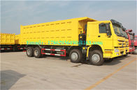 Commercial 371 HP 8x4 Diesel Wywrotka, Sand Dump Truck Q235 Steel Body