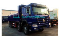 Commercial 371 HP 8x4 Diesel Wywrotka, Sand Dump Truck Q235 Steel Body