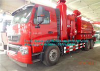 6000L High Pressure Special Purpose Truck / Sewage Truck Multi Functional Combined