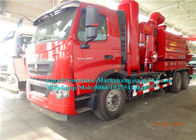6000L High Pressure Special Purpose Truck / Sewage Truck Multi Functional Combined