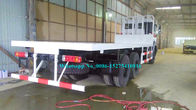 Kolor biały Beiben 6x6 2634PZ 30Ton 340hp 10 wheeler Cross country Pojemnik Flat Bed Truck for DR CONGO