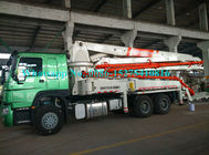 Zoomlion Sany 34m Głębokościowa pompa do betonu z zamontowaną ciężarówką 34X-4Z o wydajności 120 m³ / h Urządzenia budowlane