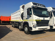 SINOTRUCK HOWO A7 420hp 8x4 Sand Carrying Dump / Dumper Truck For Ghana Market