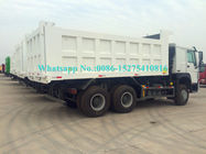 Biały kolor HOWO 371/336/290 / 266HP 6x4 10 wheeler Mining Wywrotka / wywrotka / wywrotka Truck volvo Technology For Laos Myanmar