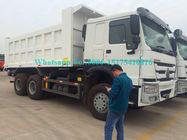 Biały kolor HOWO 371/336/290 / 266HP 6x4 10 wheeler Mining Wywrotka / wywrotka / wywrotka Truck volvo Technology For Laos Myanmar