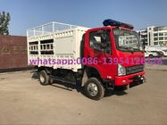 FAW Jiefang Tiger V 4X4 Full Wheel Drive Rescue specjalna ładunkowa ciężarówka z Yuchai Engie 130KM