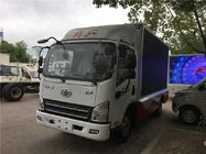 FAW 4x2 Diesel LED ekran Mobilny wózek reklamowy 3707ml Przesunięcie