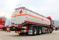 Duża pojemność 8x4 FAW Zbiornik paliwa Diesel Euro 3 czerwony kolor