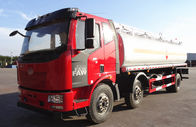 20T Diesel Crude Oil Tanker Truck 6 × 4 JIEFANG FAW 223hp 20CBM / Fuel Delivery Tanker