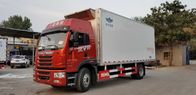 Diesel Fuel Type Chłodnia Kontener ciężki Ciężarówka Cargo 4x2 Maksymalna prędkość 96km / H