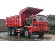 Sinotruk HOWO Mining Dump Truck 70T Ładowność 6X4 Drive 420HP