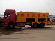 Ciężarówka do szlamu do asfaltu 3000L z 8m3 kruszywami do transportu kontenerów / dróg