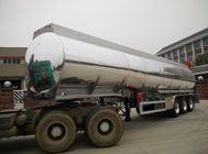 Aluminiowa naczepa ze zbiornikiem paliwa 42000 litrów z osią BPW i masą 7500 kg