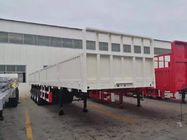 Trzyosiowe 40 stóp 30 ton Cargo Semi Trailer Side Wall Zawieszenie mechaniczne