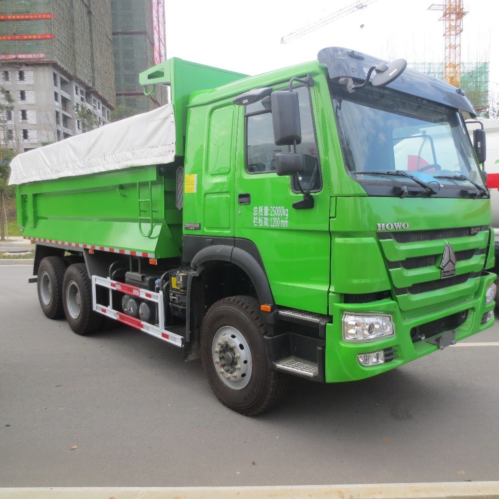 Zielona Intelligent Residue Mining Dump Truck Euro 2 6X4 ze sterowaniem ZF8118