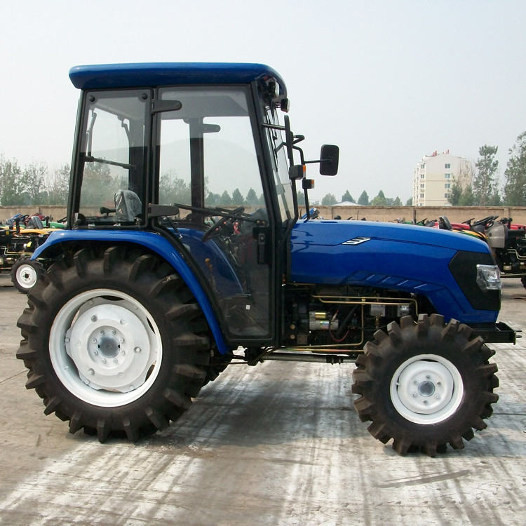 4 × 4 Kołowe typu Diesel Ciągniki rolnicze, 55hp Farm Mini Ciągniki rolnicze OEM marki