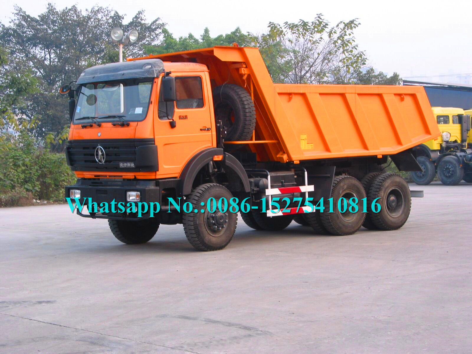 6x6 Off Road Heavy Duty Truck 40000kg Do 60000KG Ciężar załadunku 85km / H
