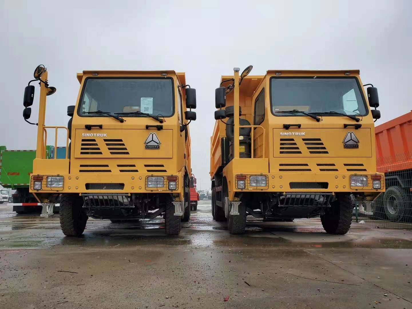 ZZ5707S3840AJ 70 ton Ciężkie ciężarówki górnicze z kabiną HW7D