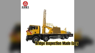 Pojazd do inspekcji mostu HOWO pod mostem