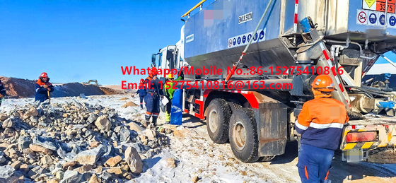 Gorąca sprzedaż 15Ton 20Ton ciężki amonu ropy naftowej materiały wybuchowe ciężarówki bulk MMU MEMU dla Mongolii DR KONGO PERU Ghana Mining Blasting
