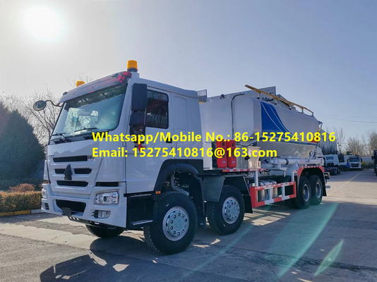 Całkowicie inteligentny TREAD HOWO 15/20/25T BCLH-15 Na miejscu mieszany granularny materiał wybuchowy z amonu ANFO Emulsja ciężarówki mobilny materiał wybuchowy Jednostka produkcyjna Mongoły