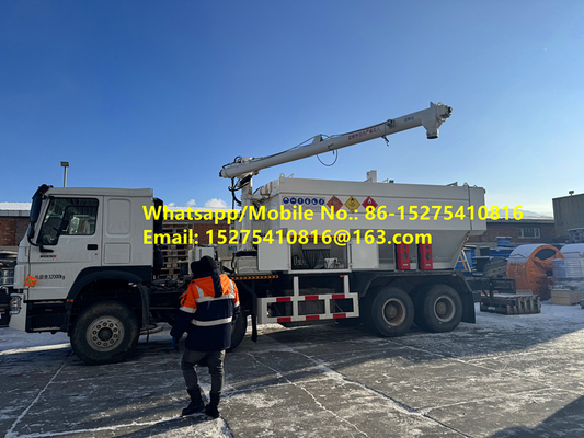 Zindywidualizowana dobra wartość HOWO 15/20/25T BCLH-15 Na miejscu mieszany granularny materiał wybuchowy z amonu ANFO Emulacja ciężarówki mobilny materiał wybuchowy Jednostka produkcyjna Mongolia уул уурхайн тэсэлгээний MEMU MMU BCLH/BCZH/BCRH