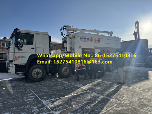 Zindywidualizowana dobra wartość HOWO 15/20/25T BCLH-15 Na miejscu mieszany granularny materiał wybuchowy z amonu ANFO Emulacja ciężarówki mobilny materiał wybuchowy Jednostka produkcyjna Mongolia уул уурхайн тэсэлгээний MEMU MMU BCLH/BCZH/BCRH