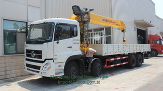 China Brand Factory Heavy Duty Boom Truck Mounted Mobile Crane