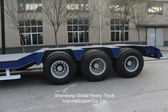 Podwozie 60 ton 3 osi 2 osi Lowboy Lowbed Lowbed Semi-trailery