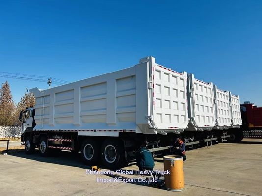 Chiński Sinotruck Howo 400hp Tipper 8x4 Mini 60 Ton Canter nowy dump truck