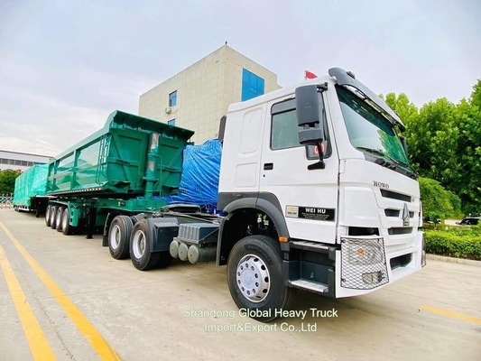 Sinotruk HOWO Nowy / używany 371HP Euro 2 6X4 Rhd Prawy napęd Pociąg ciężarowy Przyczepa głowa ciągnik