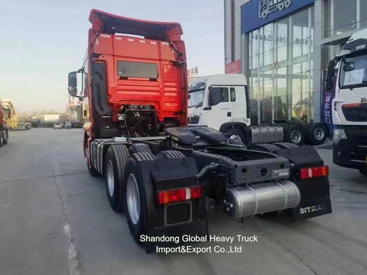 10 kół 6X4 40t Sinotruk HOWO kontener ładunkowy przyczepa ciągnik głowica ciężarówka