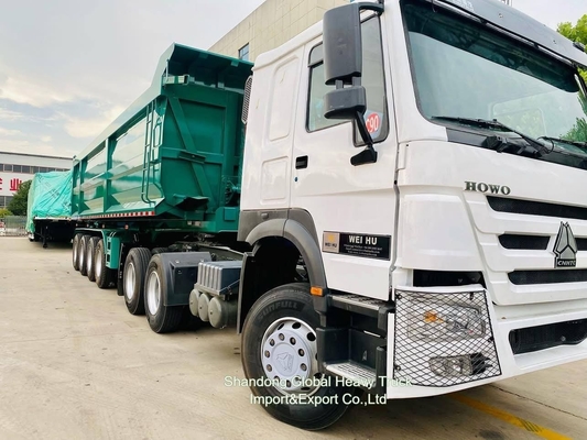 10 kół 6X4 40t Sinotruk HOWO kontener ładunkowy przyczepa ciągnik głowica ciężarówka