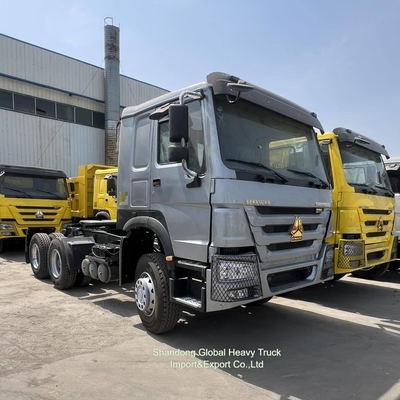 Sinotruk HOWO Nowy / używany 371HP Euro 2 6X4 Rhd Prawy napęd Pociąg ciężarowy Przyczepa głowa ciągnik