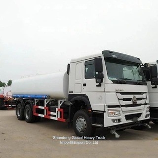 Sinotruk 6X4 20 ton Samochód wodny, zbiornik wody, wózek z wodą pitną, wózek ze świeżym mlekiem