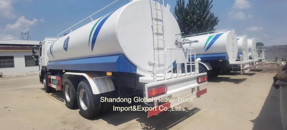 Silnik wysokoprężny Sinotruck HOWO 6X4 336HP HOWO 10 Opony 20000 Litry Sprinkler Cisterna wodna