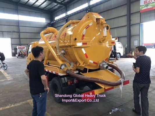 Dongfeng HOWO 4x2 Samochód do odsysania ścieków z zbiornikiem o pojemności 12m3 i silnikiem 190KM do efektywnego usuwania szlamu