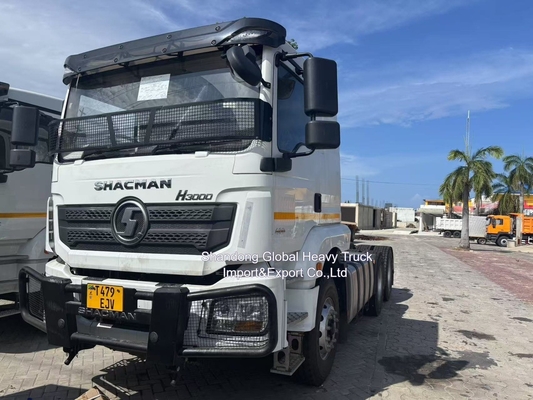 6X4 lewy napęd lub napęd prawy 380HP Shacman F3000 przyczepa ciągnika używany wózek z głowicą ciągnika
