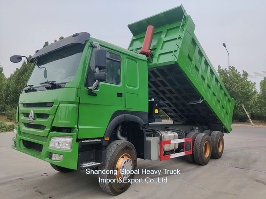 Sinotruk transport piasku z drugiej ręki ciężki zbiornik używany Hohan A7 400HP 6*4 zbiornik z wywrotem