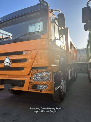 Stosowany Odnowiony Lewy Rękowy Kierowca Ciężki Typ 6X4 HOWO Pojemnik 10 Kołowy Pojemnik