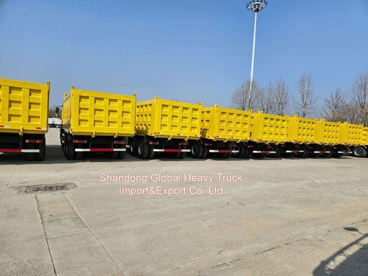 Nowy Sinotruk HOWO 30 Ton Heavy Duty Sino Cargo 20cbm 6X4 371HP 380HP 400HP Off Road Dumpper / Tipper Dump Trucks Do Transportu