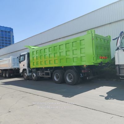 Ciężarówka wywrotka Shacman X3000, ciężka, z silnikiem 430 KM, napędem 8x4 i ładownością 50-60 ton