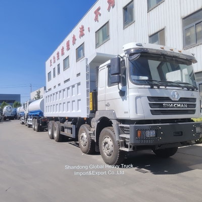 W dobrym stanie 8*4 10 Koła 380KM ręczny Diesel Tipper Mining Truck Euro3 Shacman F3000 Dump truck