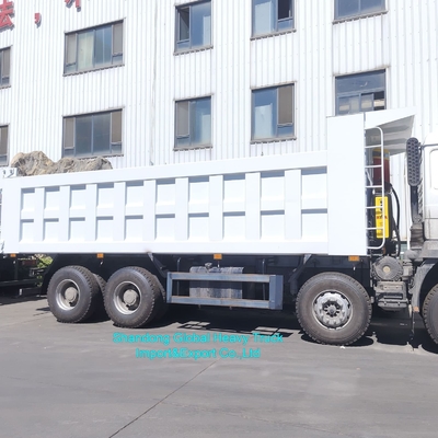W dobrym stanie 8*4 10 Koła 380KM ręczny Diesel Tipper Mining Truck Euro3 Shacman F3000 Dump truck