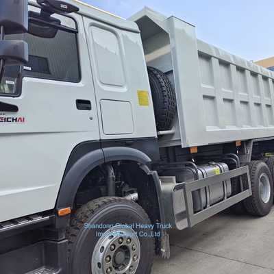 12-kołowy ciężarówka 40-60 ton używany HOWO 8X4 371HP 375HP 380HP Diesel Truck Prawy napęd Dump Truck