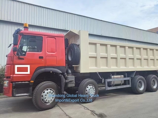HOWO 7 8X4 371HP Tipper odnowiony Sinotruk HOWO Dump Truck 371HP 12 opon