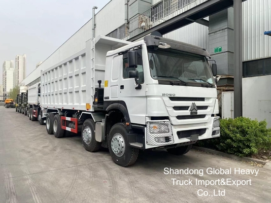 Używany globalny gorący sprzedaż HOWO 371hp 380hp dump truck 35 ton dump truck