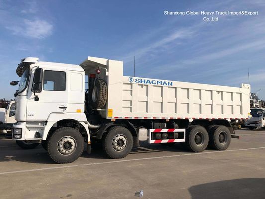 Shacman 8×4 Dump Truck z silnikiem o mocy 420 KM i wysokiej wytrzymałością stalową dla górnictwa w Zambii
