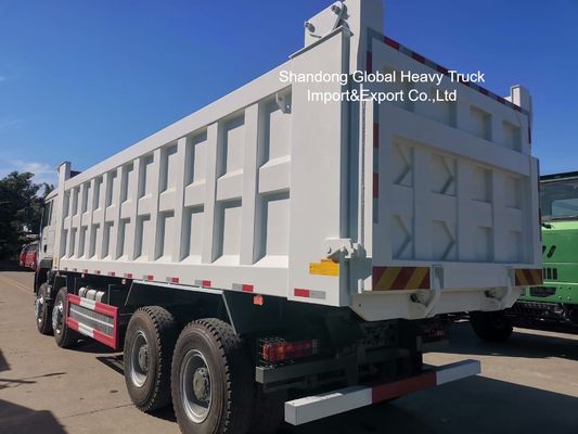Shacman 8×4 Dump Truck z silnikiem o mocy 420 KM i wysokiej wytrzymałością stalową dla górnictwa w Zambii
